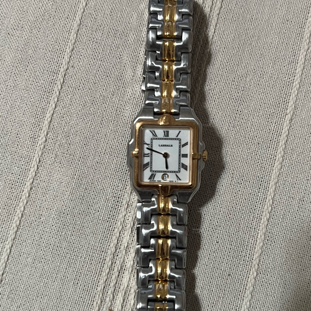 Lassale Two-Tone Watch